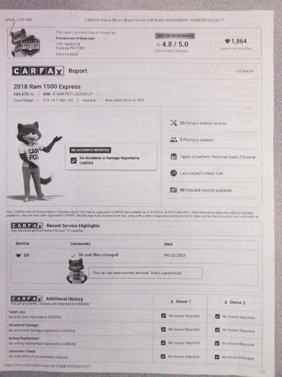 2018 RAM 1500 Image 27