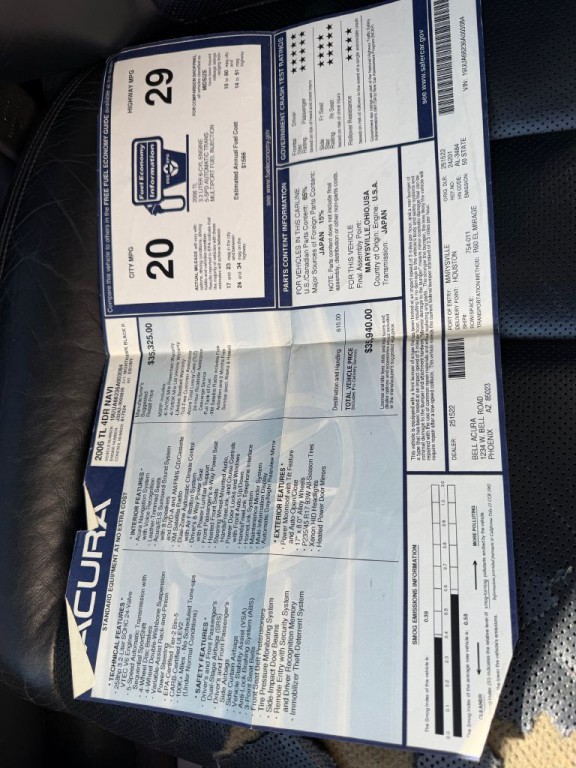 2006 Acura TL Image 19