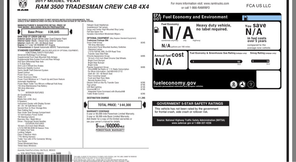 2017 RAM 3500 Image 18