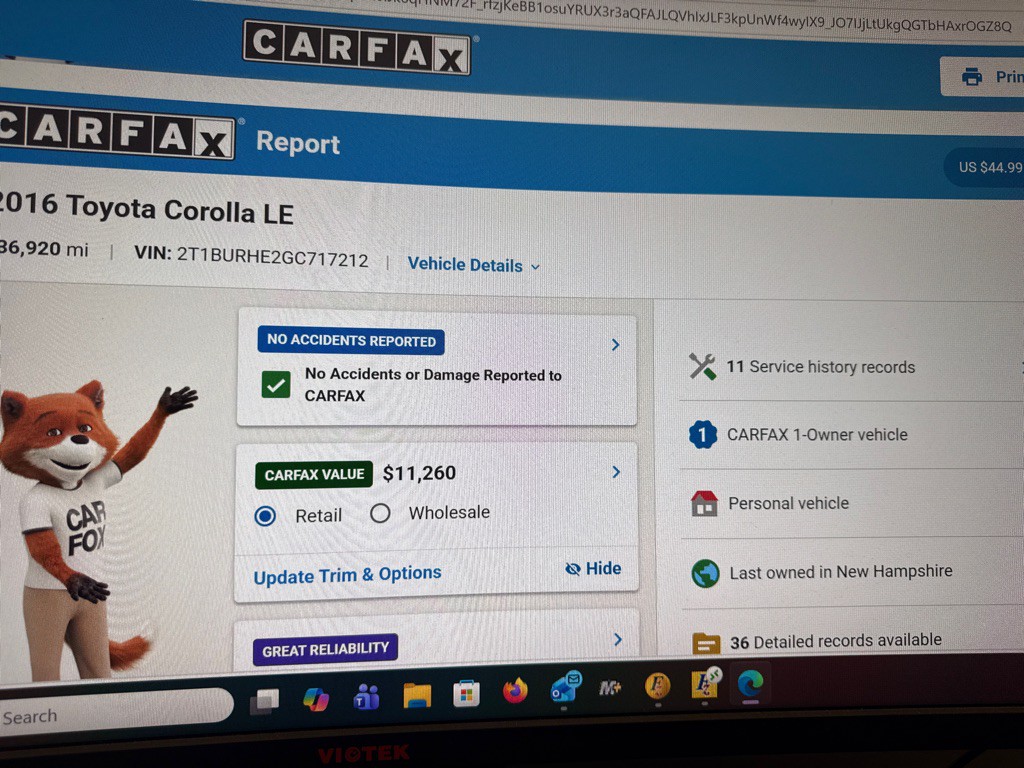 2016 Toyota Corolla Image 14