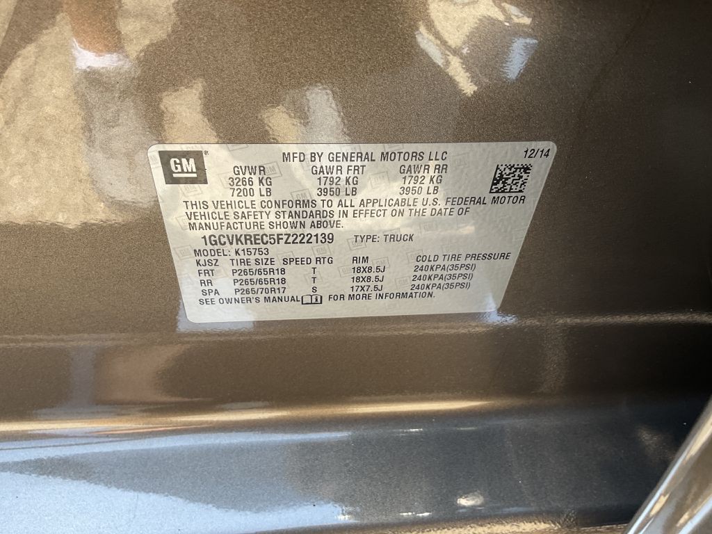 2015 Chevrolet Silverado 1500 Image 36