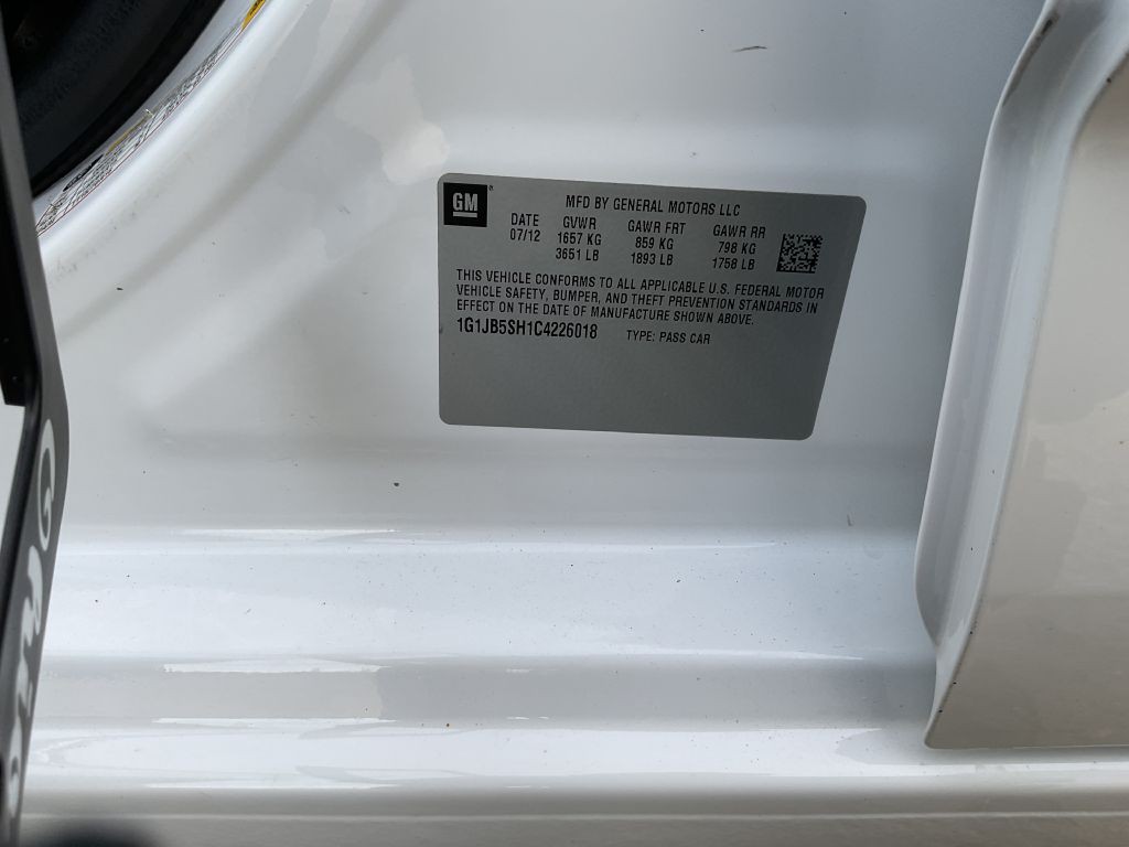 2012 Chevrolet Sonic Image 33