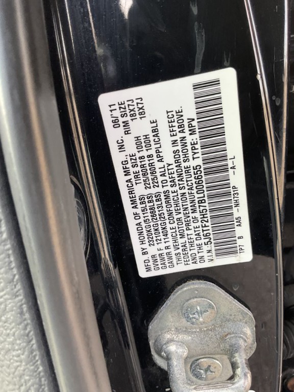 2011 Honda Crosstour Image 36