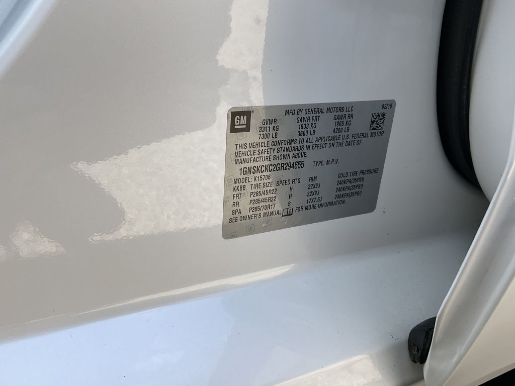 2016 Chevrolet Tahoe Image 31