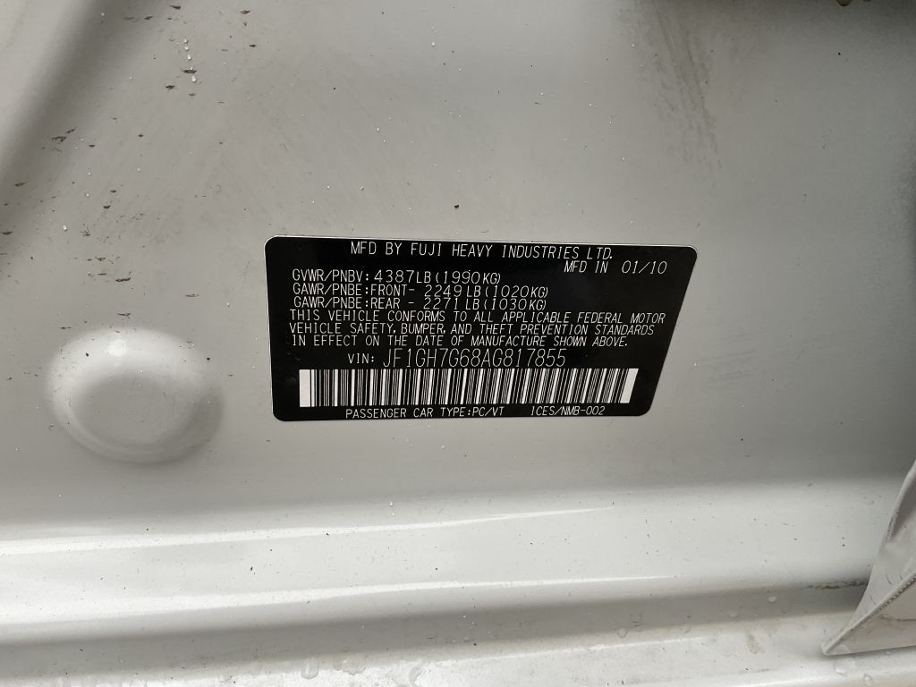 2010 Subaru Impreza Image 37