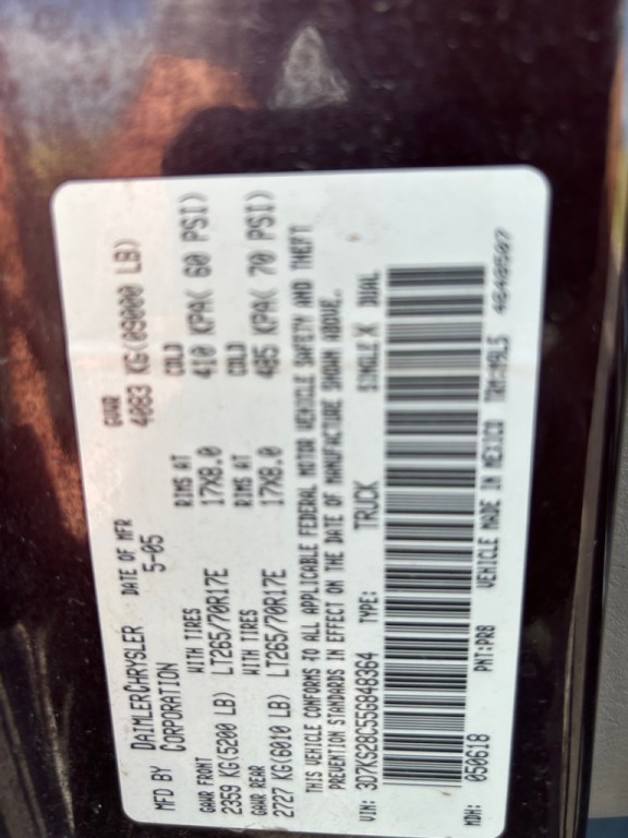 2005 Dodge Ram 2500 Image 12