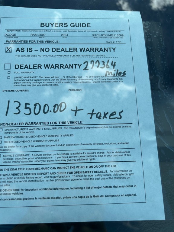 2004 Dodge Ram 2500 Image 18