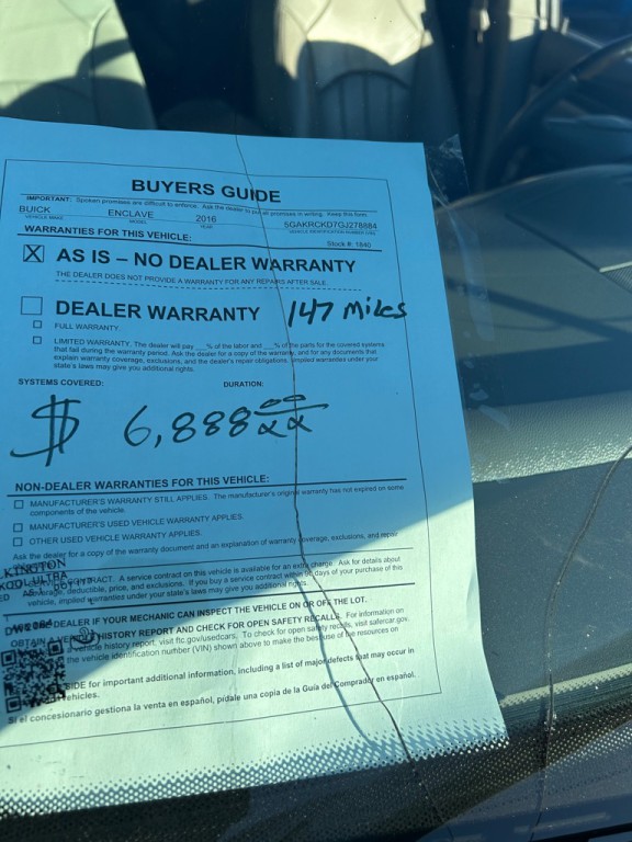 2016 Buick Enclave Image 21