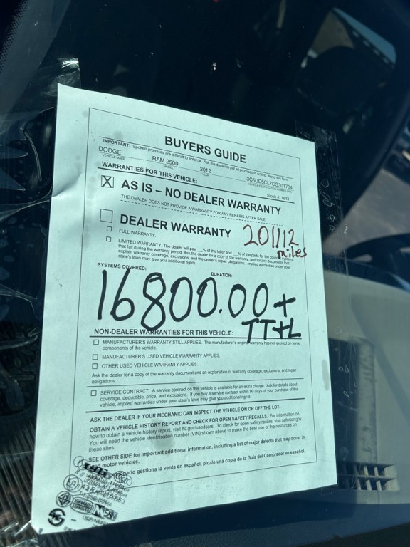 2012 Dodge Ram 2500 Image 19