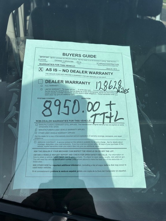 2019 Dodge Grand Caravan Image 14