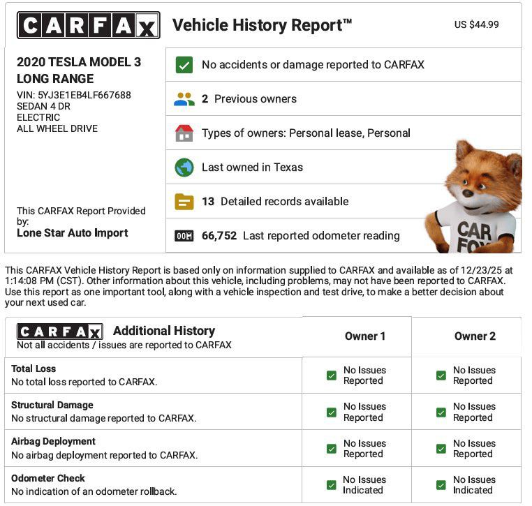 2020 Tesla Model 3 Image 2