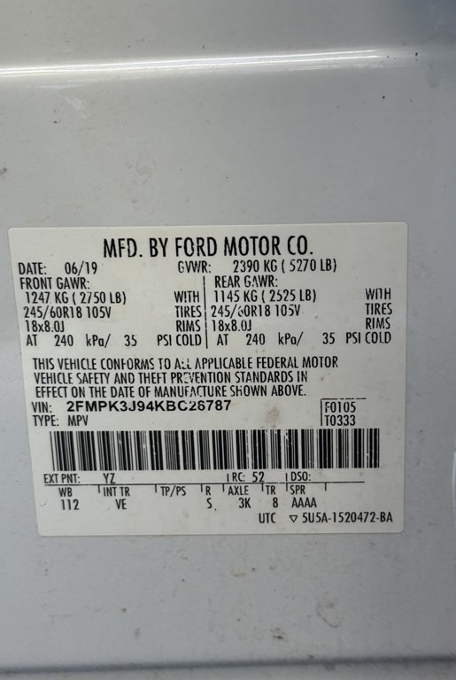 2019 Ford Edge Image 6