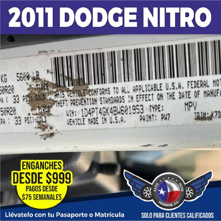 2011 Dodge Nitro Image 8