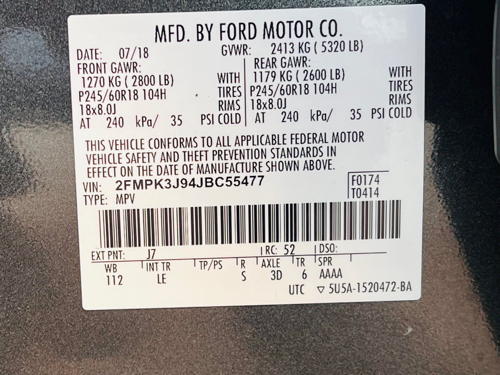 2018 Ford Edge Image 17