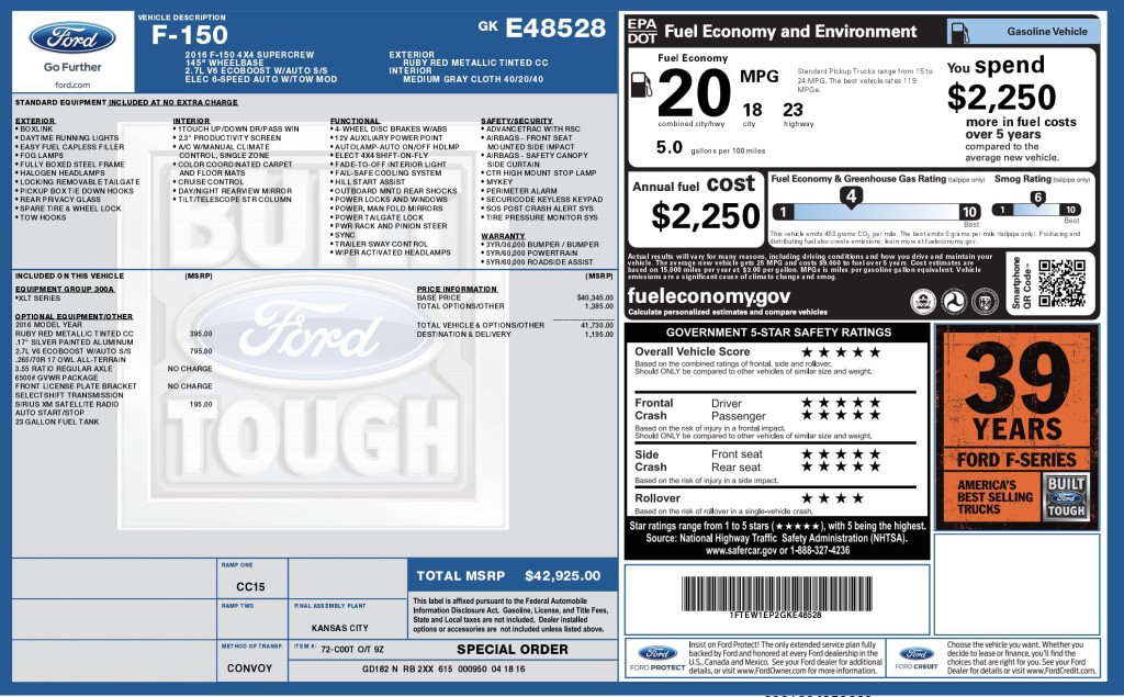 2016 Ford F-150 Image 11