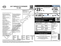 Image for 2017 Nissan Pathfinder SV ID: 6456058