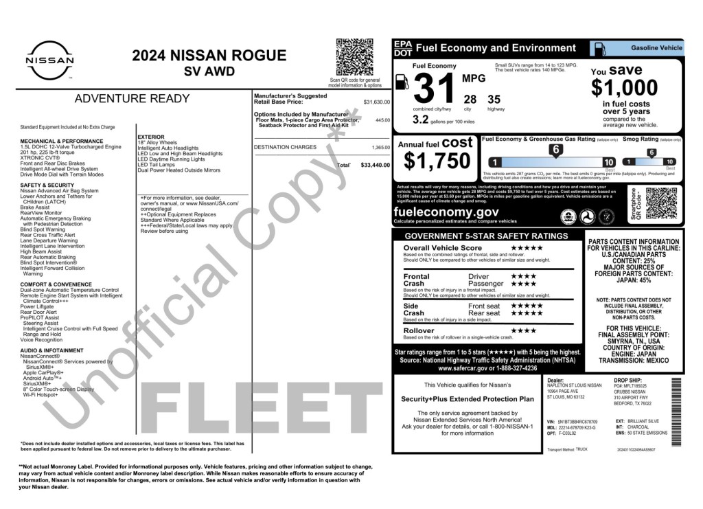2024 Nissan Rogue Image 10