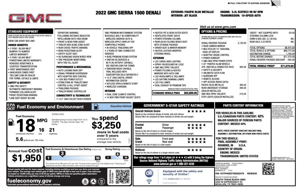 2022 GMC Sierra 1500 Image 13