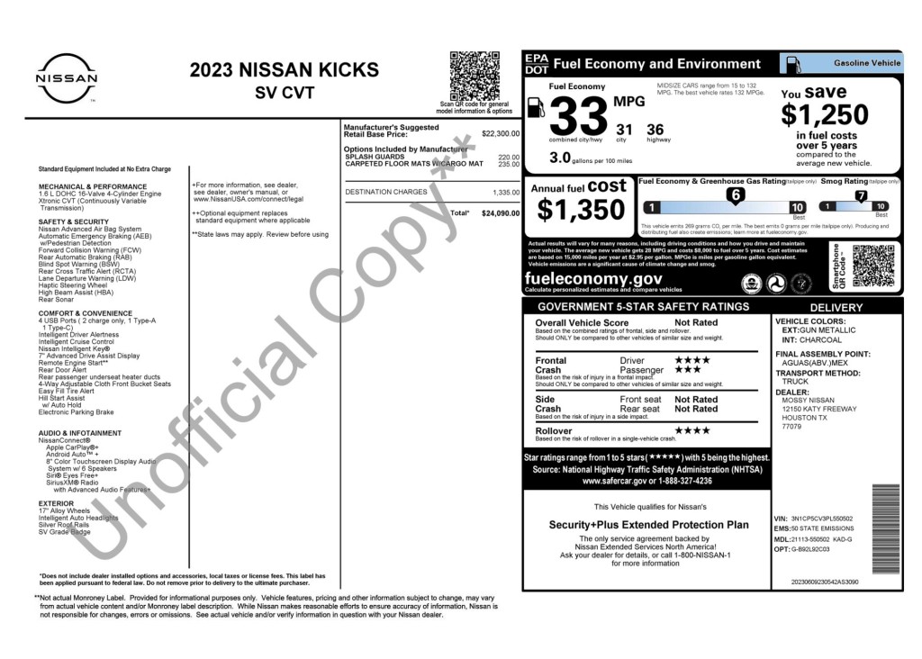 2023 Nissan Kicks Image 6