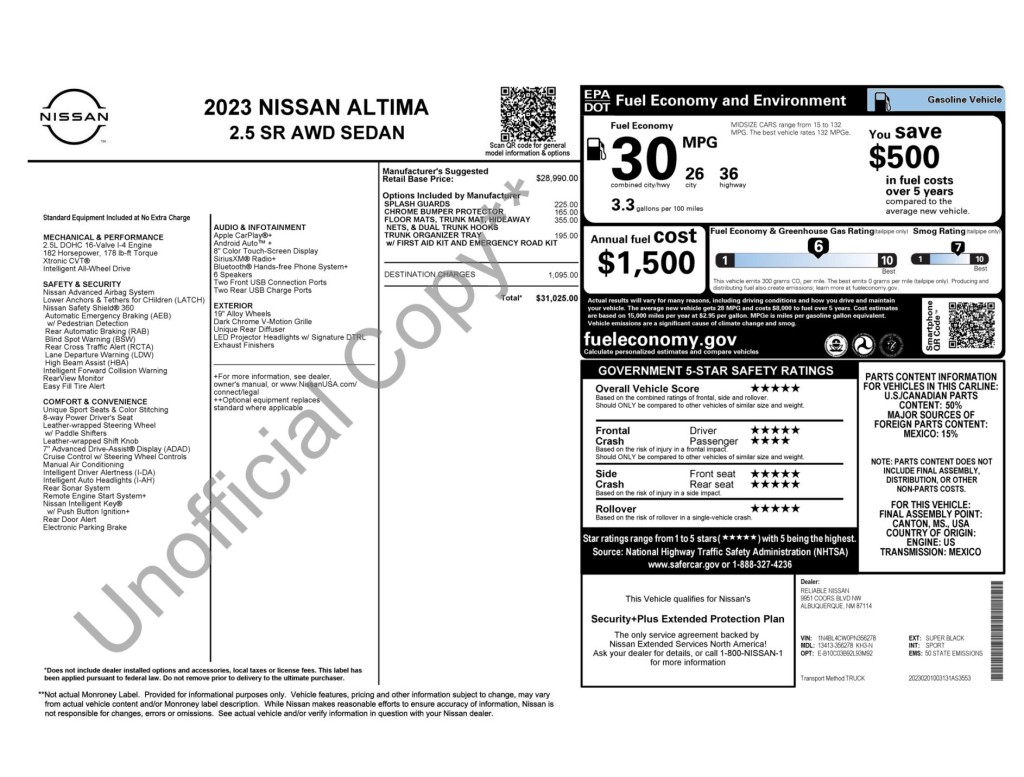 2023 Nissan Altima Image 11
