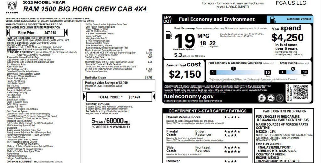 2022 RAM 1500 Image 11
