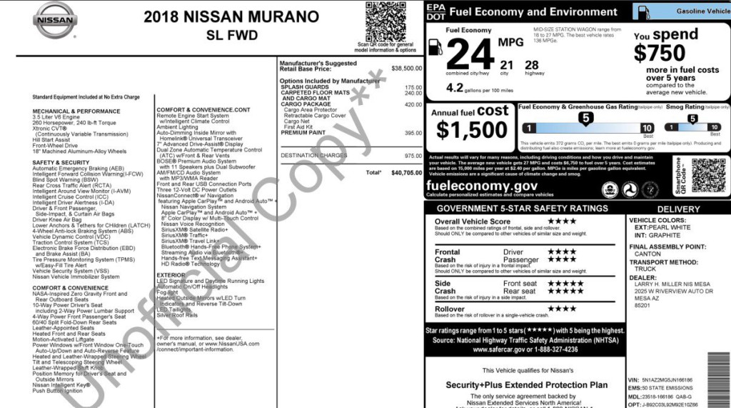 2018 Nissan Murano Image 11