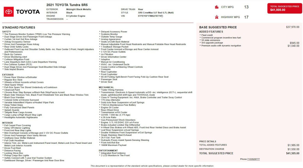 2021 Toyota Tundra Image 11
