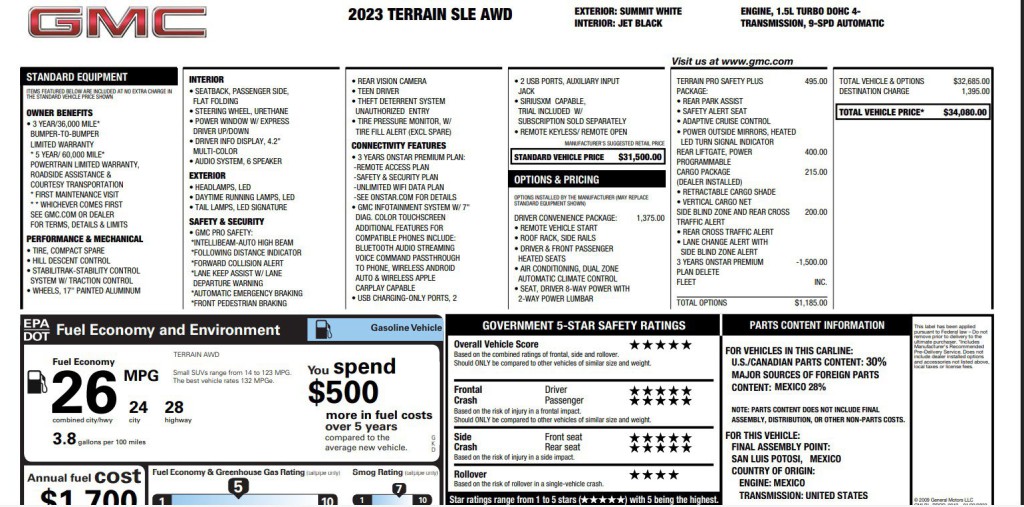 2023 GMC Terrain Image 11