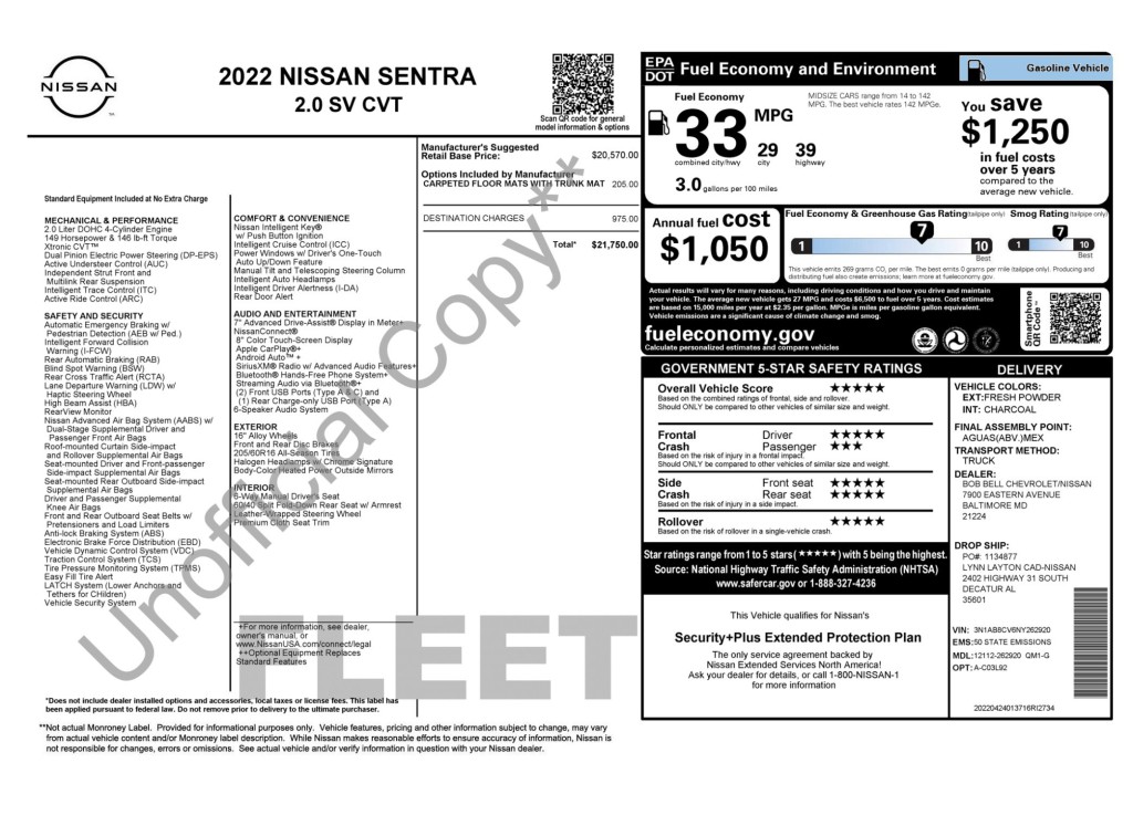 2022 Nissan Sentra Image 11