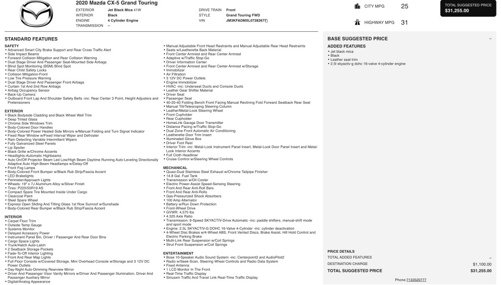 2020 Mazda CX-5 Image 7