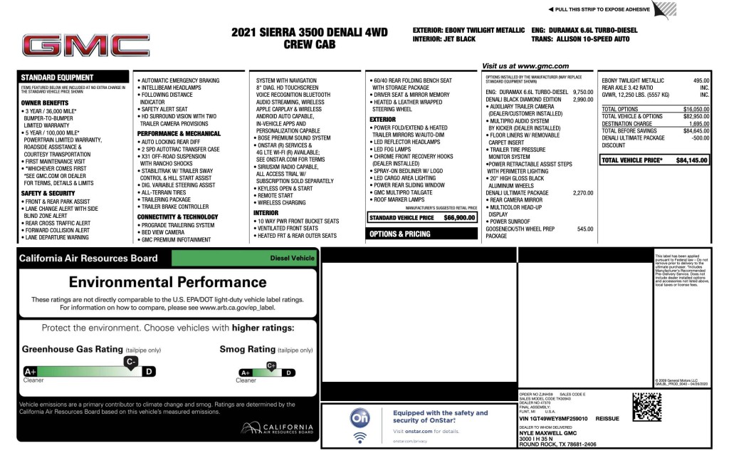 2021 GMC Sierra 3500 Image 3