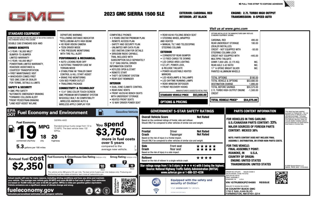 2023 GMC Sierra 1500 Image 11