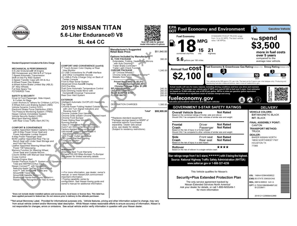 2019 Nissan Titan Image 3