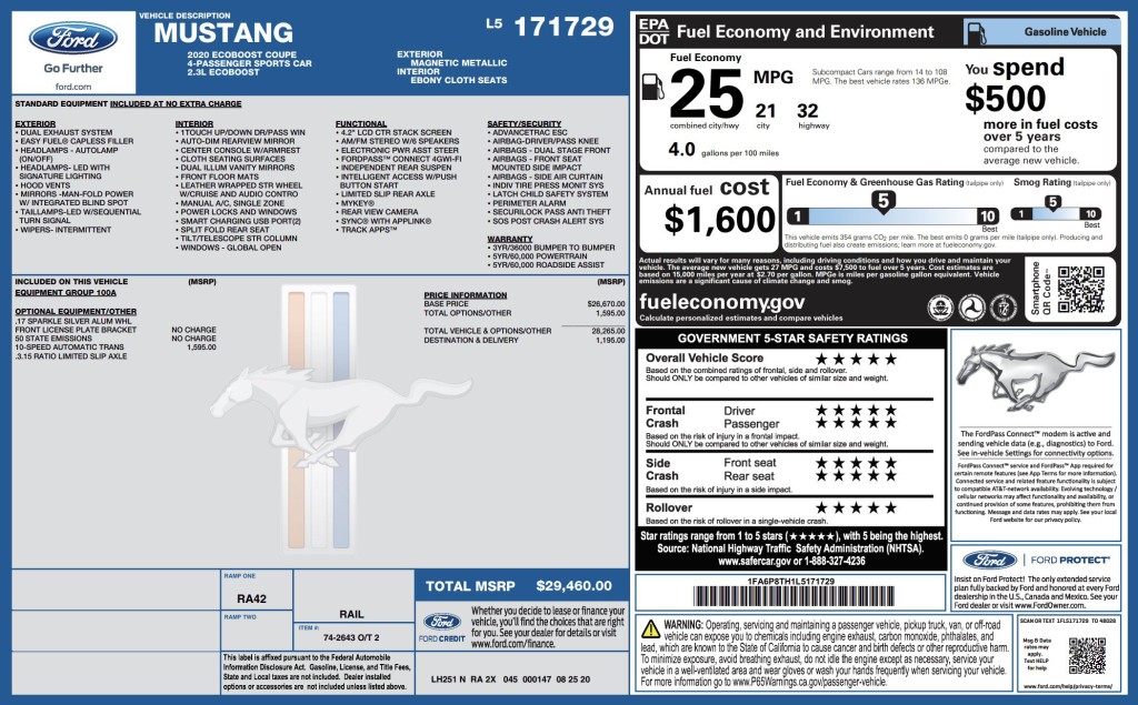 2020 Ford Mustang Image 11