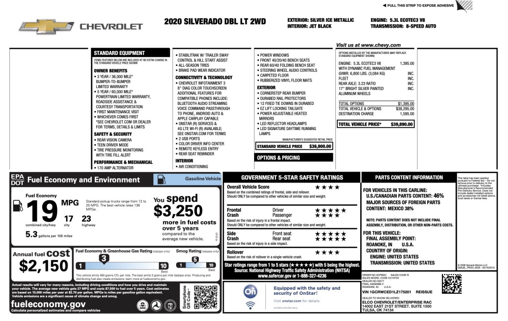 2020 Chevrolet Silverado 1500 Image 7