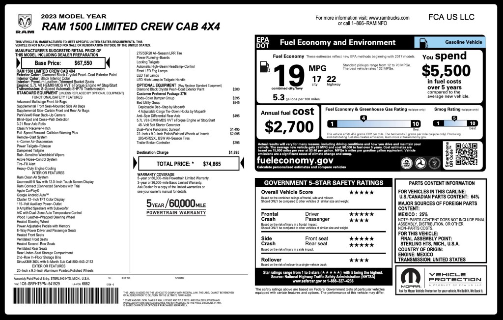 2023 RAM 1500 Image 3
