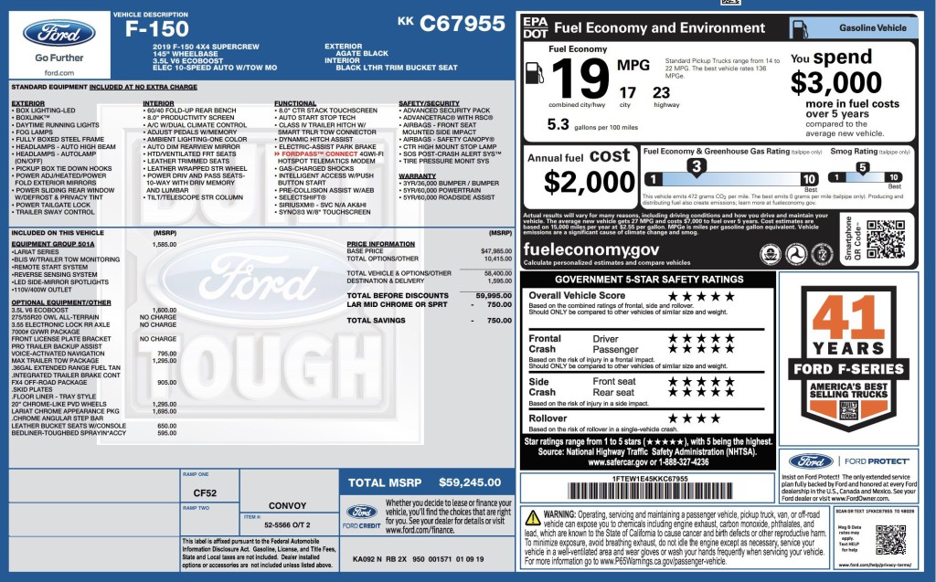 2019 Ford F-150 Image 3