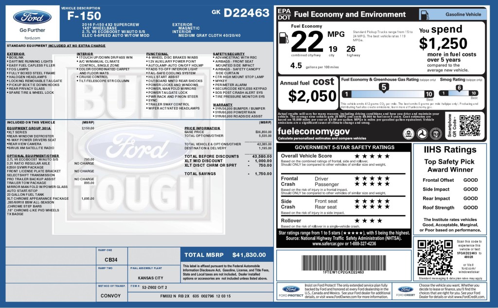 2016 Ford F-150 Image 3