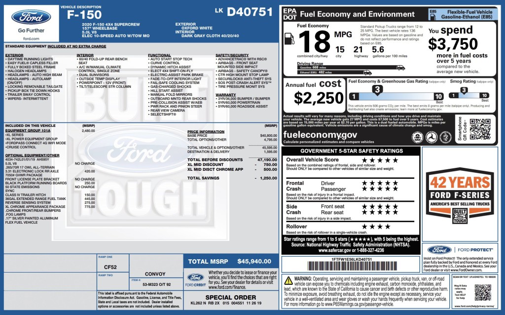 2020 Ford F-150 Image 3