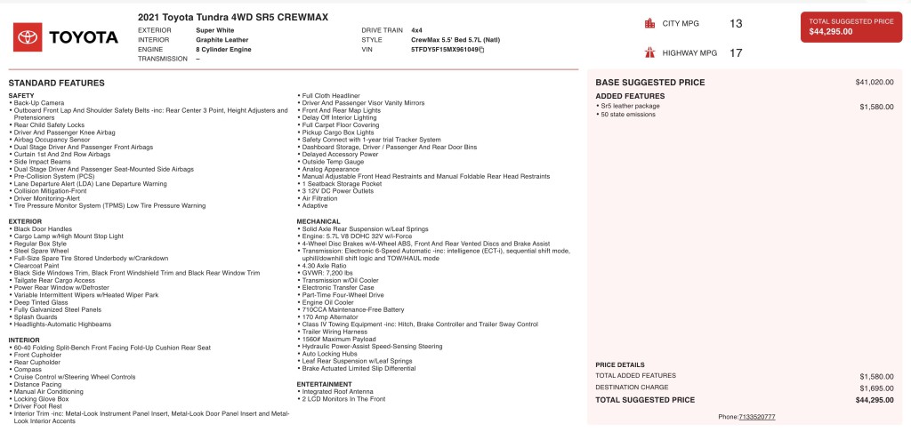 2021 Toyota Tundra Image 11