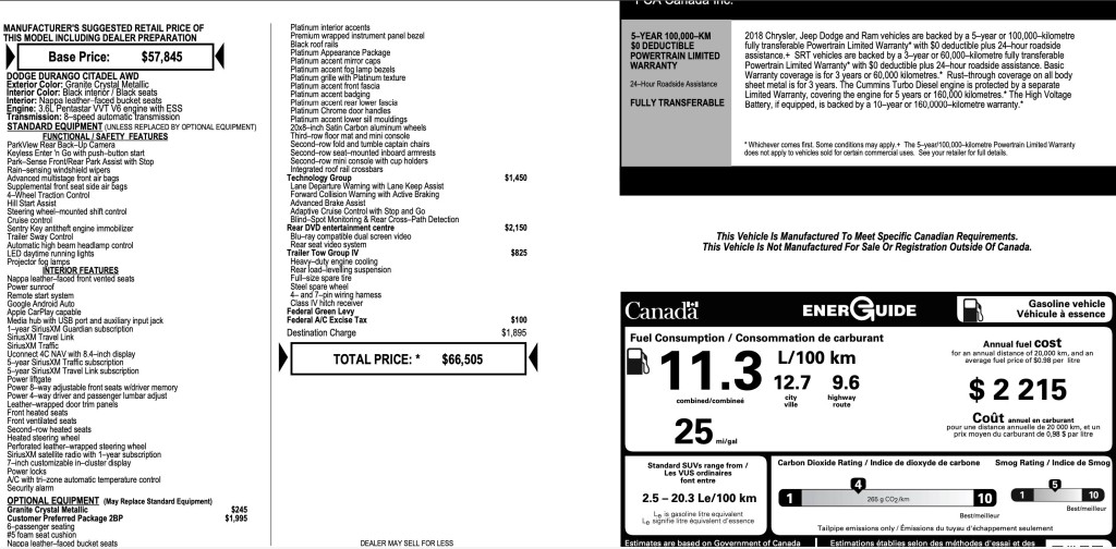 2018 Dodge Durango Image 9