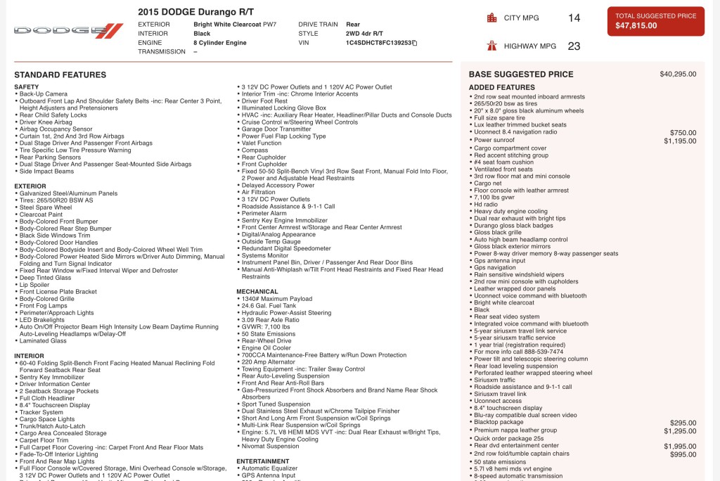 2015 Dodge Durango Image 7