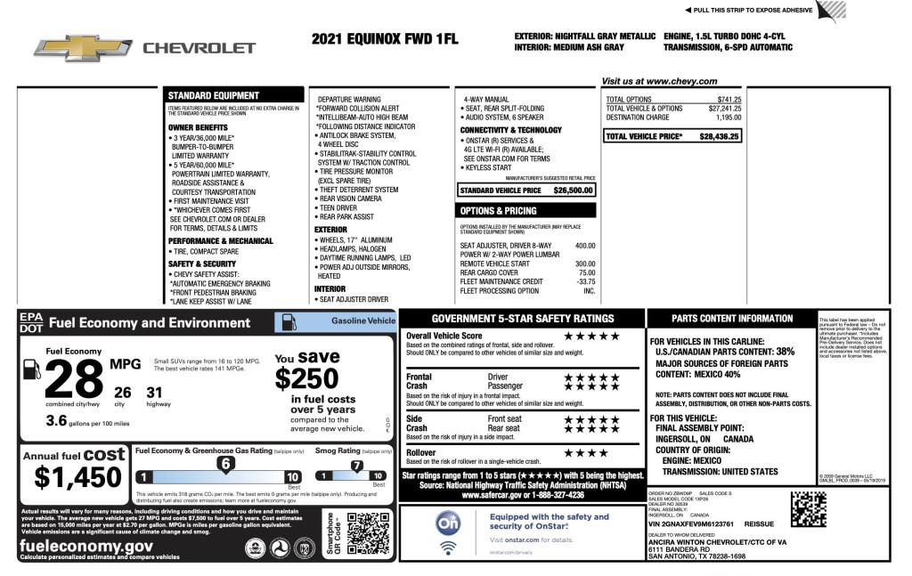 2021 Chevrolet Equinox Image 11
