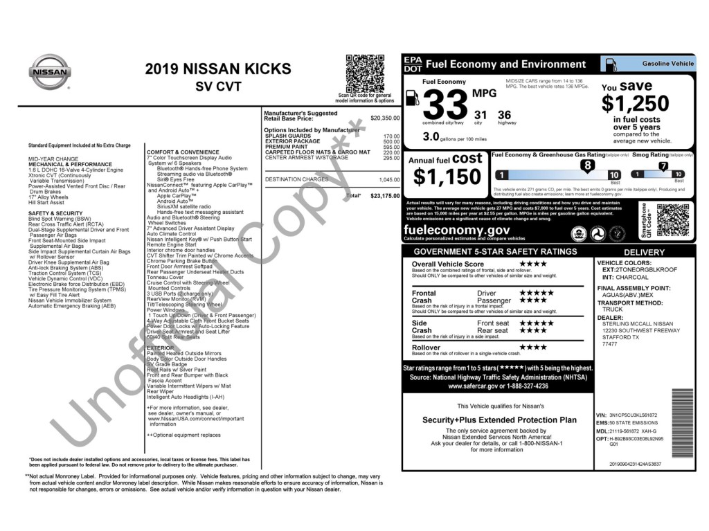 2019 Nissan Kicks Image 3