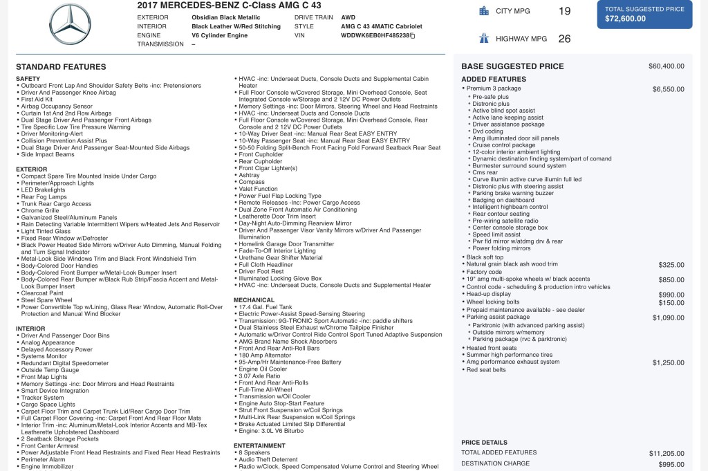 2017 Mercedes-Benz C-Class Image 7