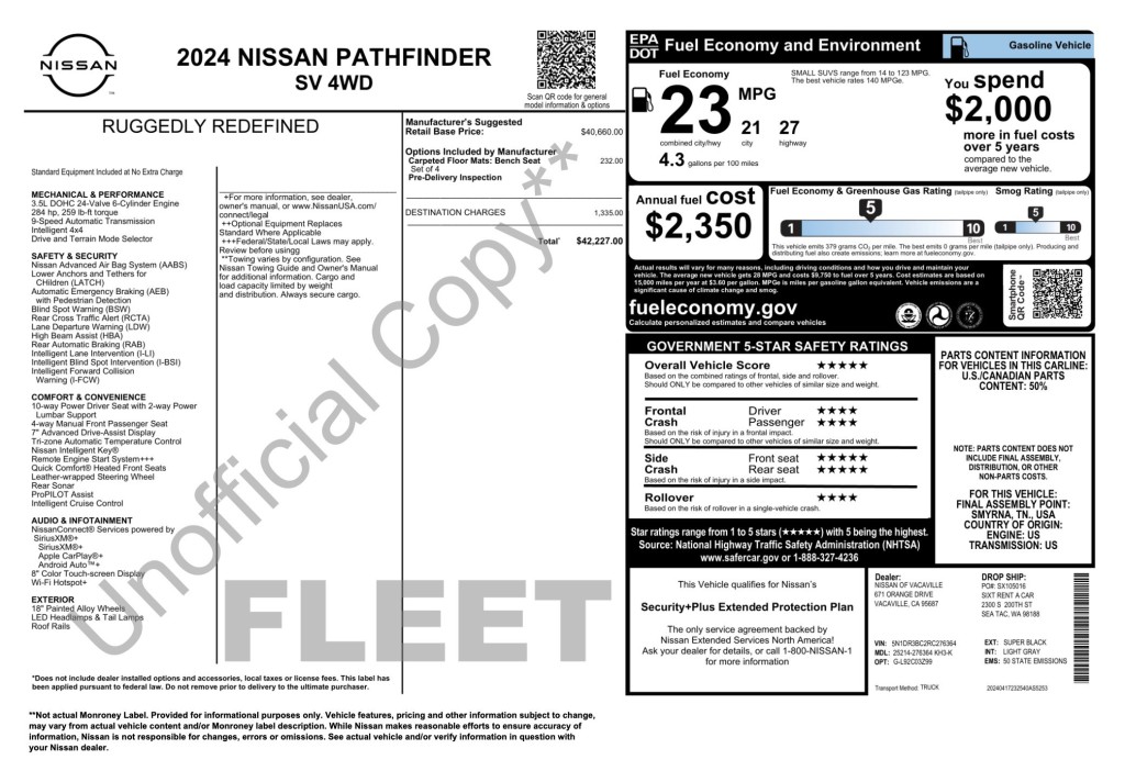 2024 Nissan Pathfinder Image 7