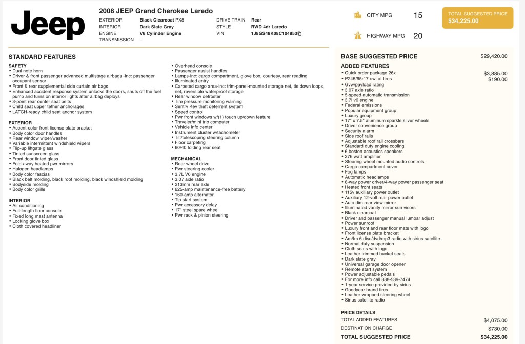2008 Jeep Grand Cherokee Image 7