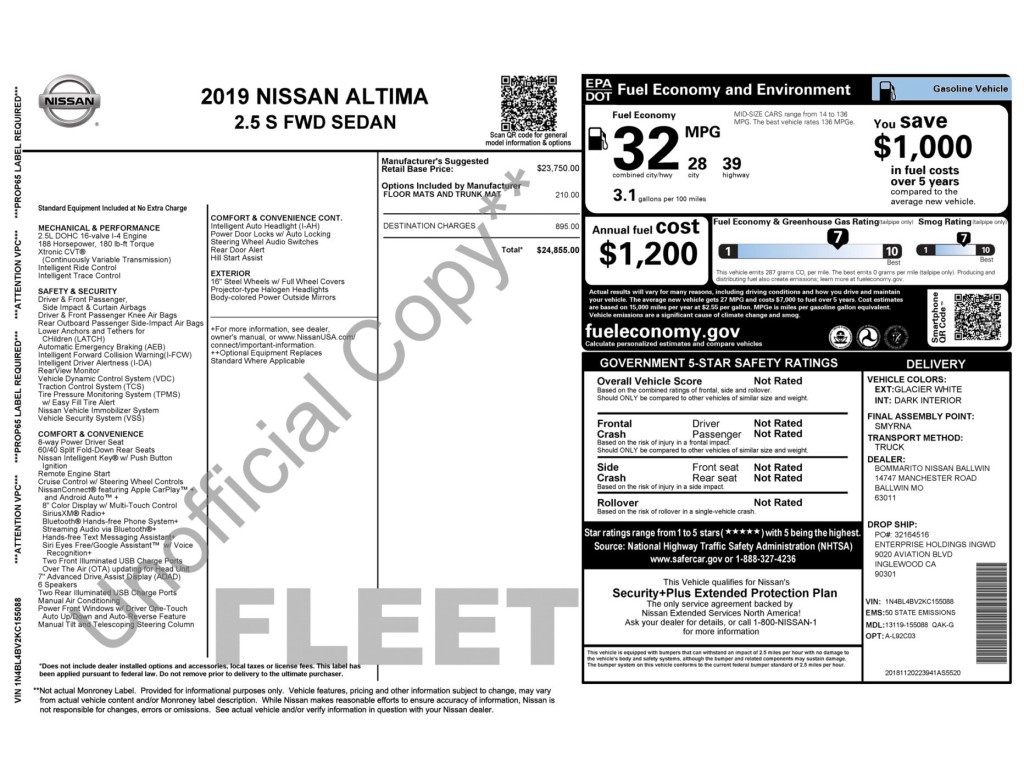 2019 Nissan Altima Image 7