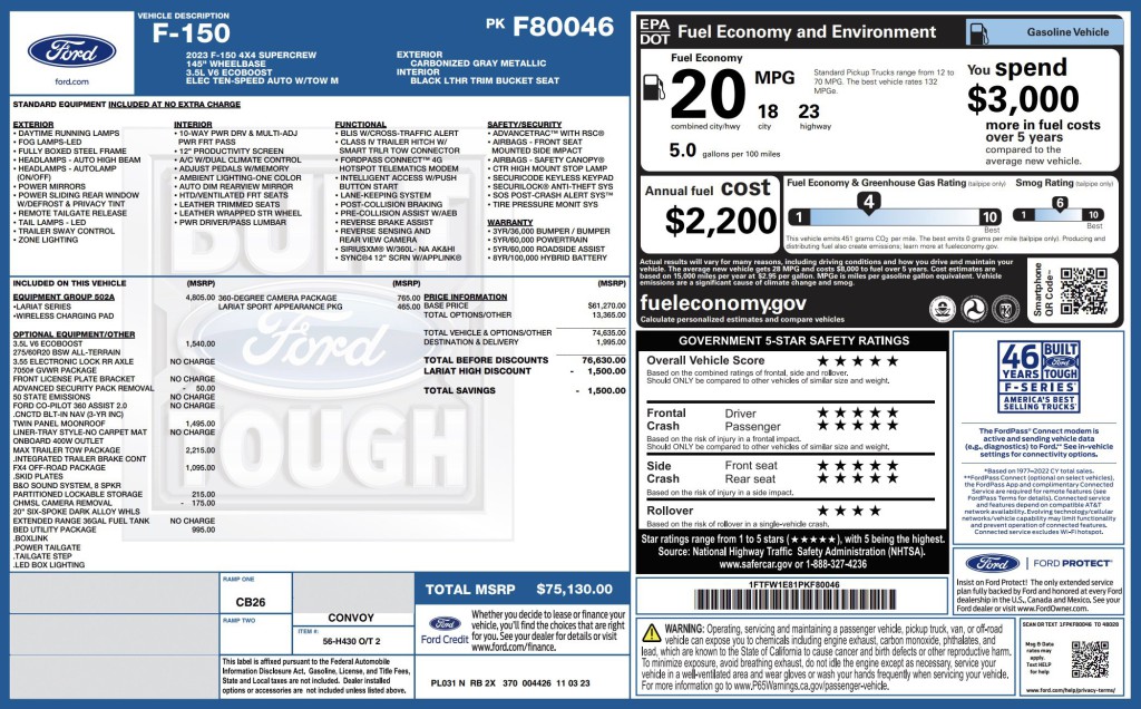 2023 Ford F-150 Image 5