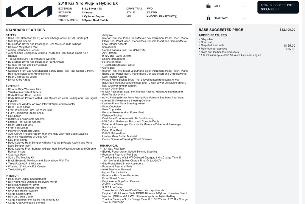 2019 Kia Niro Image 11